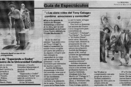 "Las Siete vidas del tony Caluga combina emociones y comicidad"