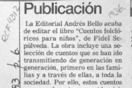 Publicación  [artículo].