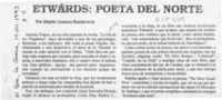 Etwards, poeta del norte  [artículo] Alberto Cresson Bustamante.
