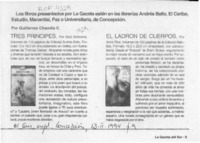 Reseña  [artículo] Guillermo Chandía C.