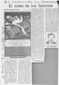 El orden los factores
