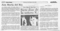Ana María del Río  [artículo] Jaime Vivanco S.