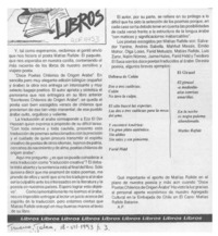 Libros  [artículo] A. P.