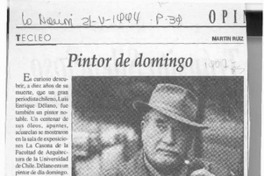 Pintor de domingo  [artículo] Martín Ruiz.
