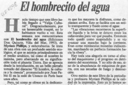 El hombrecito del agua  [artículo] E. Rodríguez.