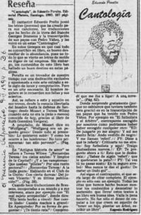 Reseña  [artículo] Eugenio Rodríguez.