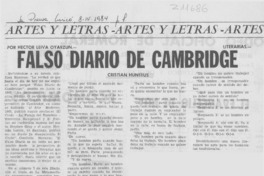 Falso Diario de Cambridge