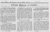 Cristián Huneeus en Cabildo