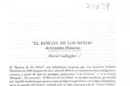 "El rincón de los niños"