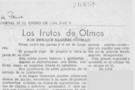 Los frutos de Olmos