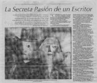 La secreta pasión de un escritor  [artículo] Paula Véliz G.