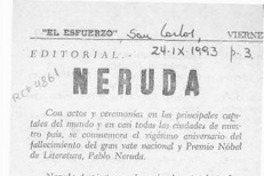 Neruda  [artículo].