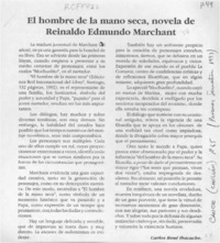 El hombre de la mano seca  [artículo] Carlos René Ibacache.