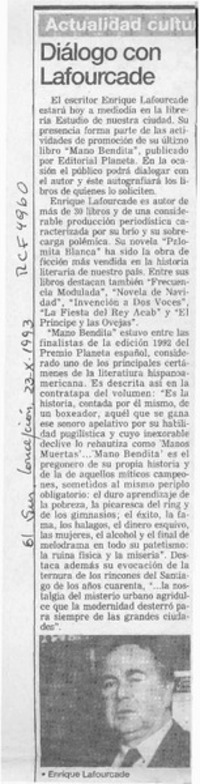 Diálogo con Lafourcade  [artículo].