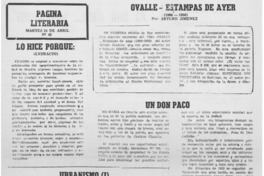 Ovalle, estampas de ayer