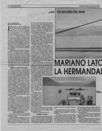 Mariano Latorre, o la hermandad de la tierra y el mar  [artículo] Manuel Montecinos Caro.