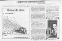 Lugares y circunstancias