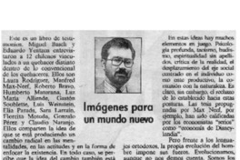 Imágenes para un nuevo mundo