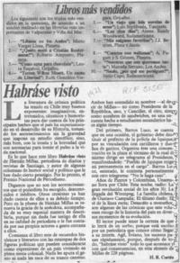 Habráse visto  [artículo] H. R. Cortés.