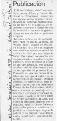 Publicación  [artículo].