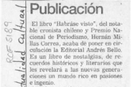Publicación  [artículo].
