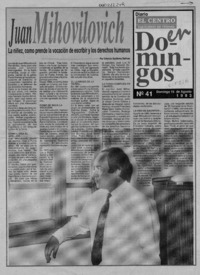 Juan Mihovilovic  [artículo] Orlando Gutiérrez Salinas.