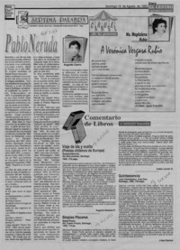 Pablo Neruda  [artículo] Augusto Castro.