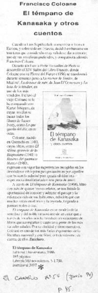 El témpano de Kanasaka y otros cuentos