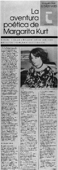 La aventura poética de Margarita Kurt