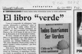 El Libro "verde"  [artículo].
