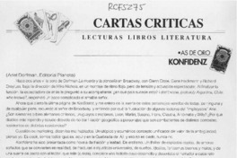 Konfidenz  [artículo] Luisa Ulibarri.