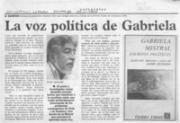 La Voz política de Gabriela  [artículo].
