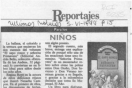 Niños  [artículo] Angélica Rivera.