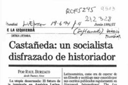 Castañeda, un socialista disfrazado de historiador  [artículo] Raúl Burzaco.