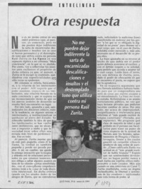 Otra respuesta  [artículo] Gonzalo Gontreras.