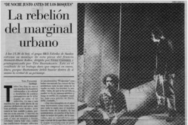 La rebelión del marginal urbano