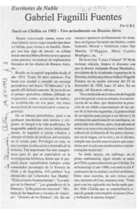 Gabriel Fagnilli Fuentes  [artículo] C. R. I.