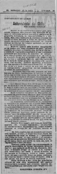 Autorretrato de Chile  [artículo].