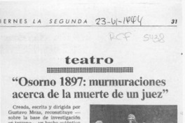 Teatro  [artículo] Pedro Labra.