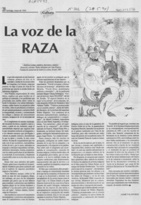 La voz de la raza