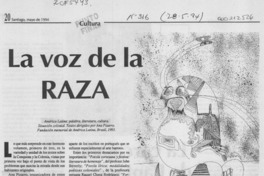La voz de la raza