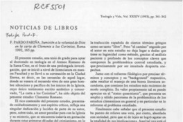 Sumisión a la voluntad de Dios en la carta de Clemente a los Corintios  [artículo] Anneliese Meis.
