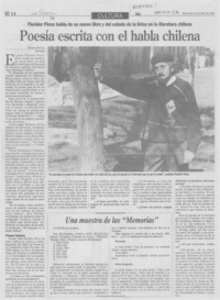 Poesía escrita con el habla chilena