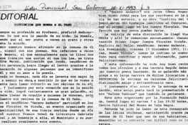 Distinción que honra a El Tabo  [artículo].