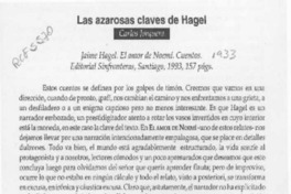 Las azarosas claves de Hagel  [artículo] Carlos Jorquera.