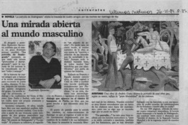 Una mirada abierta al mundo masculino  [artículo].