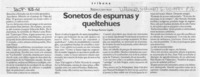 Sonetos de espumas y queltehues  [artículo] Enrique Ramírez Capello.