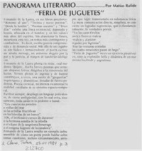 "Feria de juguetes"