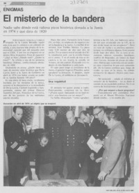 El misterio de la bandera