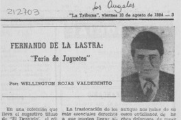 Fernando de la Lastra, "Feria de juguetes"